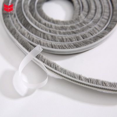 Selbstklebende Wetterstreifen für Aluminium-Türen und Fenster Mohair-Bürste Wolle Pile Groove Schwelle Versiegelung Streifen