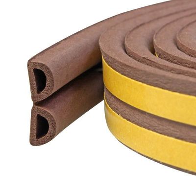 100% PP Silikon Gummi PVC Dichtungsband Flach Extrudiert Epdm Tür Fenster E-Form