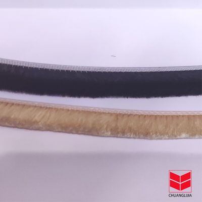 CLJ Aluminiumlegierung Türrahmen Seitengewetter Stripping Bürste für Wohnung Stapel Höhe 3-25mm Breite 3-50mm