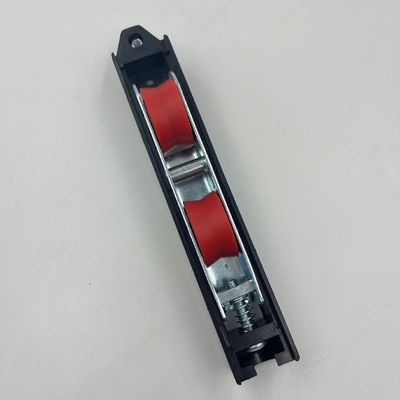 Schwarze Schiebetürrollen V-Rohr Aluminium-Schiebetürrollen