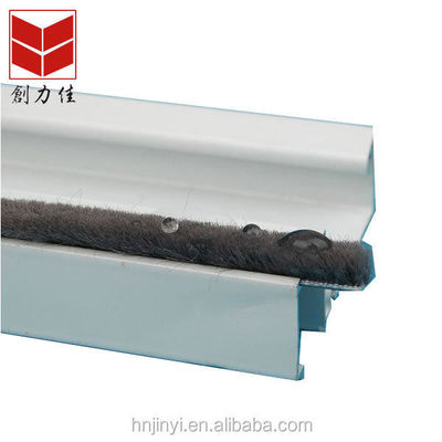 PP Flossen Aluminium Fenster und Türen Wetterstreifen Bürsten Siegel für Wohnung Stapel Höhe 3-25mm / Breite 3-50mm