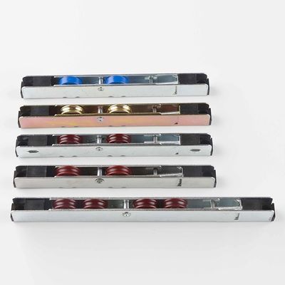 Glasfensterrolle UPVC-Hardware U-Rohre Doppelstahlrollenrad