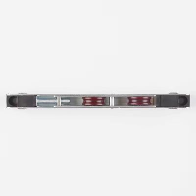 Glasfensterrolle UPVC-Hardware U-Rohre Doppelstahlrollenrad