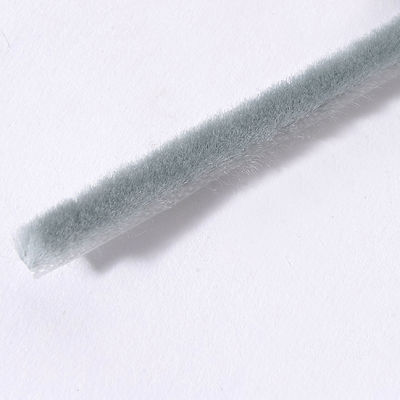 Grau Schwarz Langes Weiches Mohair Haariness Bürste Siegel Moderne Jalousien und Türzubehör