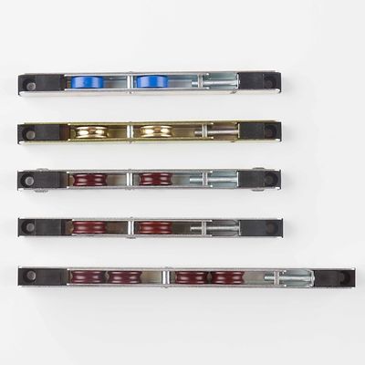 Custom Aluminium-Türzubehör Schiebetür und Fensterrolle mit schwarzem Rahmen