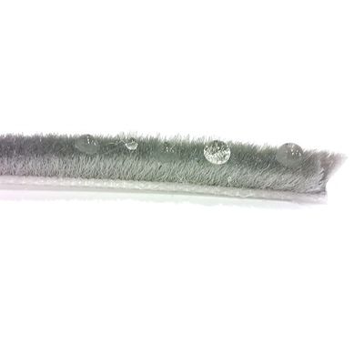 CLJ Grauer Wetterstreifen Aluminium Fenster Türen wasserdicht Wollstapel Wetter Polypropylen Streifen Bürste für Schalldichtheit