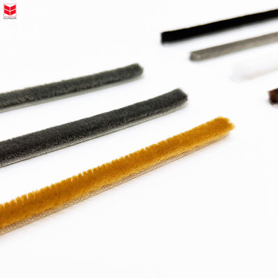 Schwarz/Grau/Braun/Weiß/ANDER Wollstapel Wetterstreifen für Aluminium PVC 100% PP Material und mehrere Farboptionen