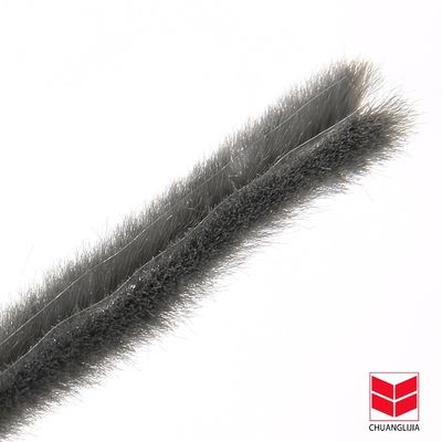 3-50mm Breite Flossen Wolle Pfahl Fenster Gewebte Siegel Streifen Pinsel Pfahl Wetterstreifen mit 3-25mm Pfahl Höhe und modernes Design
