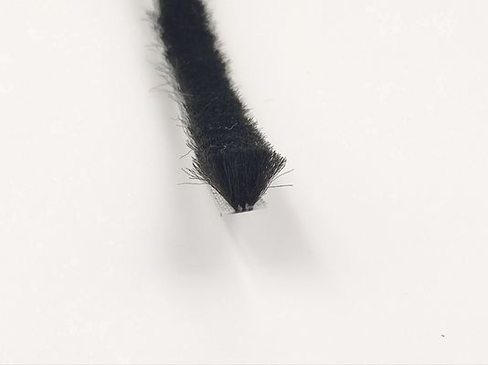 7*10mm Stapelhöhe 3-25mm Silikon-Wetterstreifen-Bürste zum Versiegeln von Türen in Farben SCHWARZ/GRAU/BRAUN/WEISS