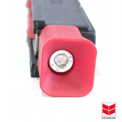 Doppelschleifräder aus Nylon, Aluminium-Rollträger mit angepassten Farben