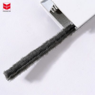 7*10mm Stapelhöhe 3-25mm Silikon-Wetterstreifen-Bürste zum Versiegeln von Türen in Farben SCHWARZ/GRAU/BRAUN/WEISS