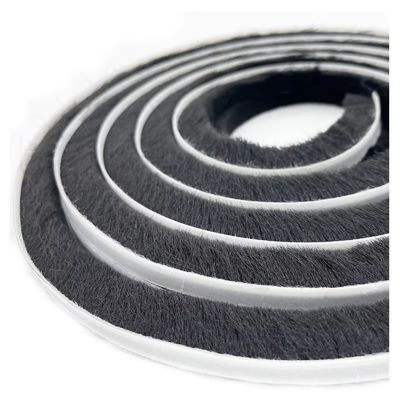 100% PP selbstklebender Pfahl Wetterstreifen für Aluminiumfenster Langlebig und einfach zu installieren in schwarz/grau/braun/weiß/anderes