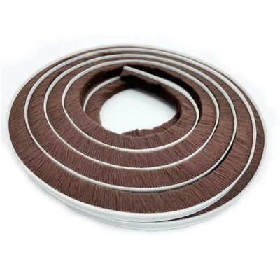 100% PP selbstklebender Pfahl Wetterstreifen für Aluminiumfenster Langlebig und einfach zu installieren in schwarz/grau/braun/weiß/anderes