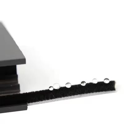 Modernes Design Wohnung Türbürste Wetterstripping Graue Siliziumwolle Stapel 7 * 6mm Größe Staubdichtungsfenster Siegel Streifen Vielseitig