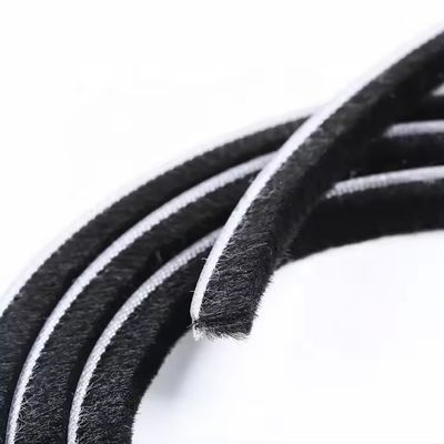 Möbel Tür Anti-Kollisions Bürste Siegel Wolle Stapel Wetterstreifen mit Stapel Höhe von 3-25 mm und Breite von 3-50 mm