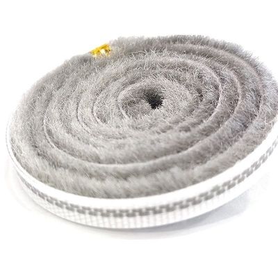 ISO9001 2008 Zertifizierte braune Bürstendichtung Türfensterdichtungsstreifen in schwarz/grau/braun/weiß/anderen Farben für die Leistung