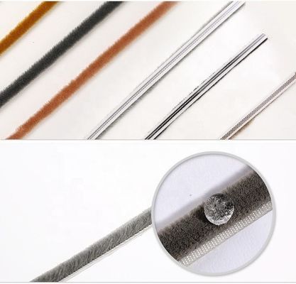 Industrielle Pfahl Wetter Stripping Bürste für Schiebefenster 100% PP Pfahl Bürste Pfahl Höhe 3-25mm / Breite 3-50mm