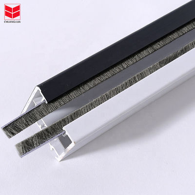 Aluminium-Tür- und Fensterstapel Wetterstreifen anpassbar Schwarz/Grau/Braun/Weiß/ANDER