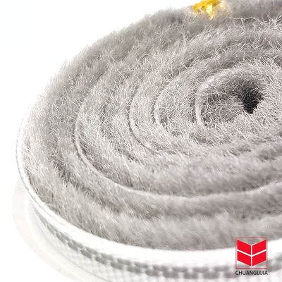 3-50mm Breite Schiebetür Schlitz Wolle Aluminiumlegierung Streifen Bürste Wetter Stripping für in SCHWARZ/GRAU/BRAUN/WITZ/ANDER
