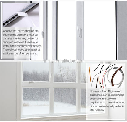 Modernes Design Glas Tür Siegel Streifen Wetter Siegel Streifen Weatherstriping Stapel Wetter Streifen für langlebige Wetter Siegel