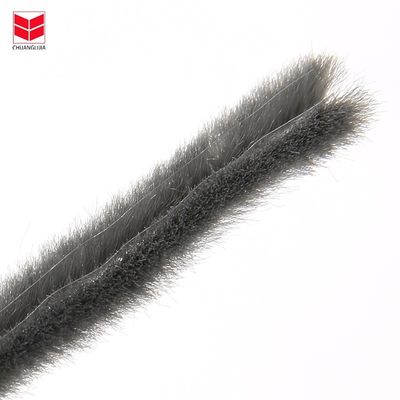Schwarz/Grau/Braun Hotel Flossen Siegel Wollstapel zur Staubdichtung und Windschutz anpassbar