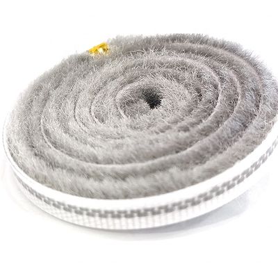 ISO9001 2008 zertifizierte Bürstenstreifen Schiebetür und Fenster Wolle Pfahl Wetterstreifen für Holzfenster mit Pfahlhöhe 3-25mm