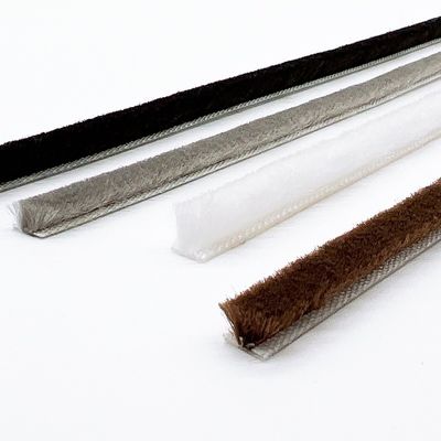 ISO9001 2008 zertifizierte Wolle Pile Zug Excluder Wetter Stripping für modernes Design Tür-Fensterrahmen in 9x5mm Größe