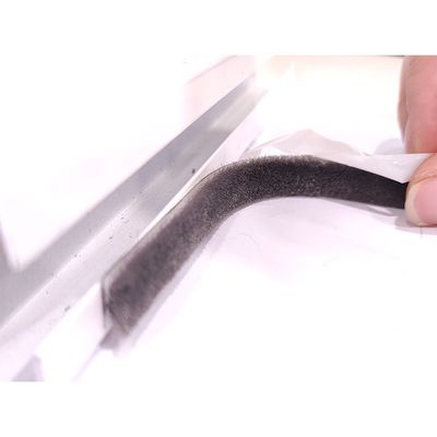 3-25mm Pfahlhöhe Grau Schwarz Custom Wolle Pfahl Tür und Fenster Wetterstreifen Selbst mit und ISO9001 2008 Zertifizierung